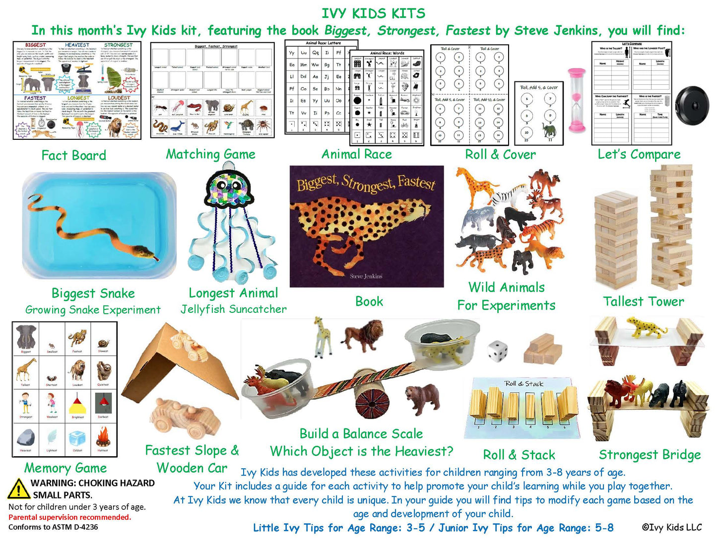 Ivy Kids Kit - Biggest, Strongest, Fastest