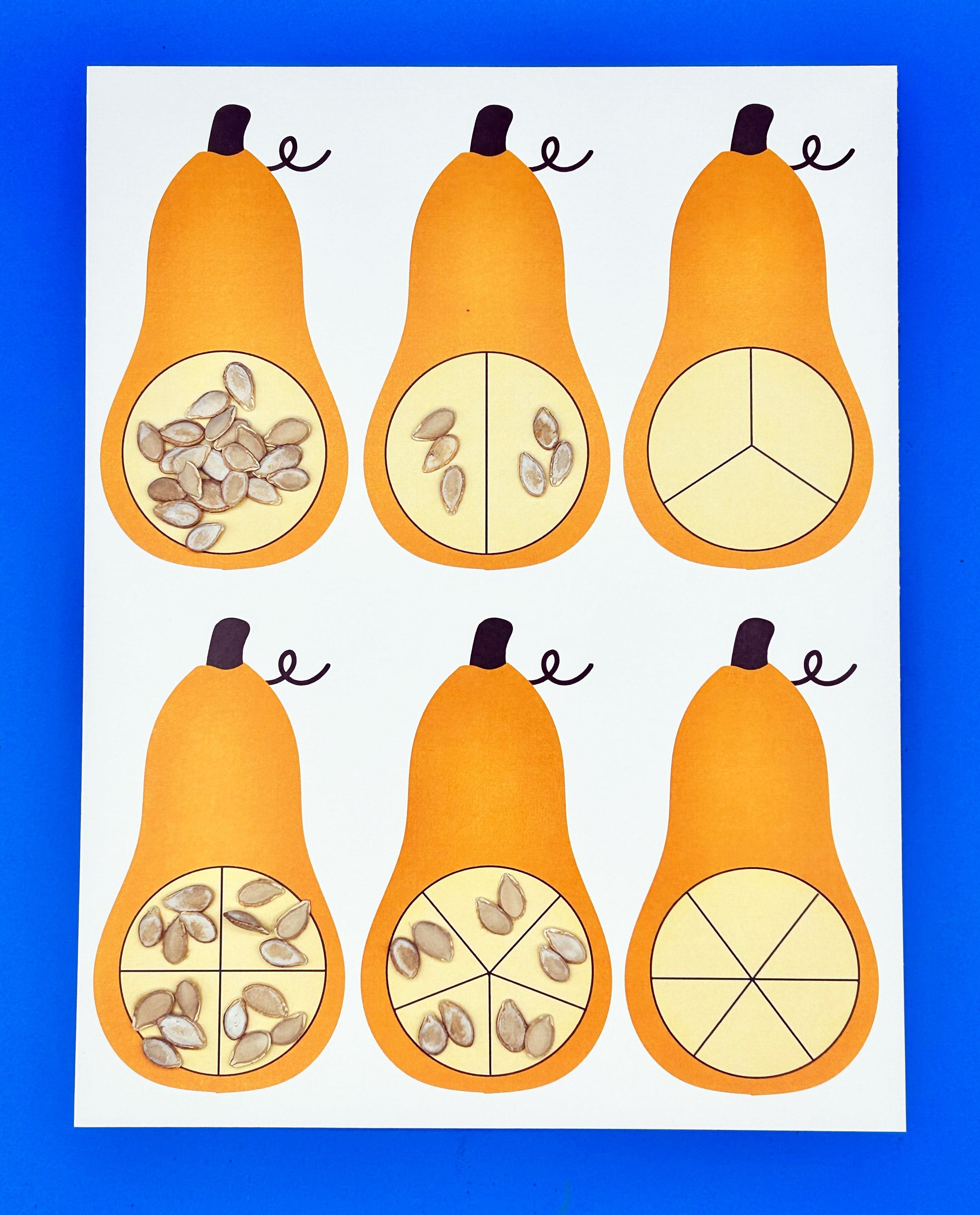 Dividing with Seeds Math Activities