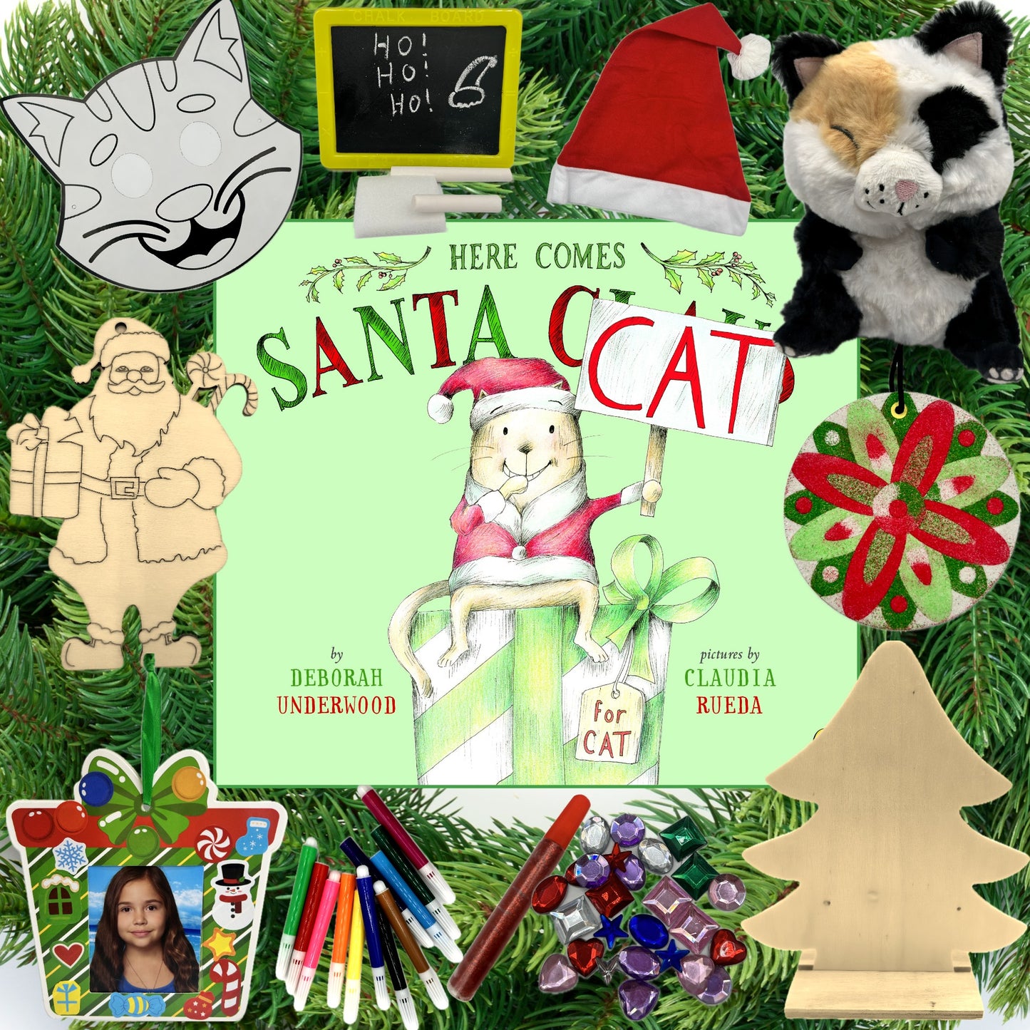 Ivy Kids Holiday Fun Kit featuring Here Comes Santa Cat