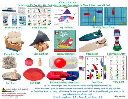 Ivy Kids Kit - Busy Boats