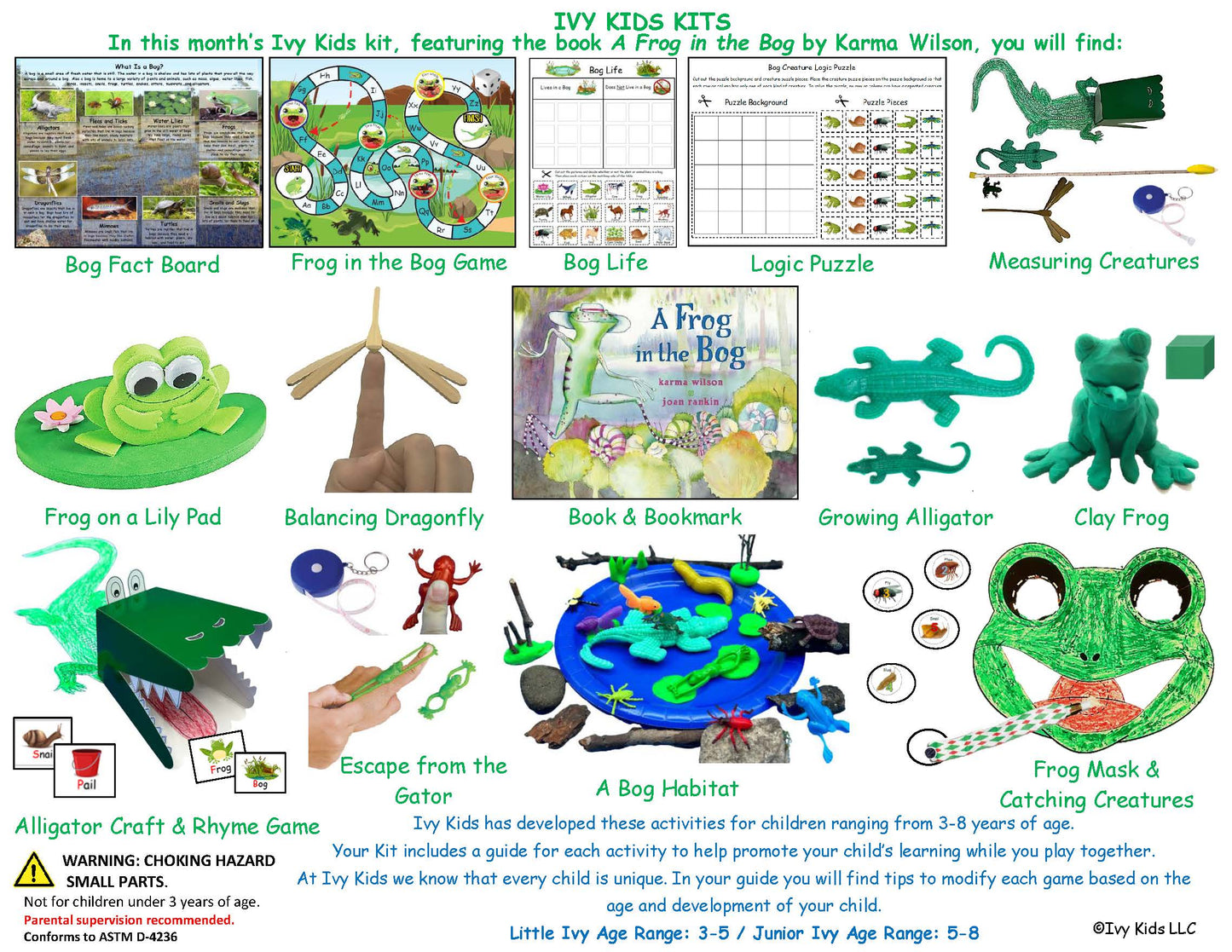 Frog in the Bog Activities