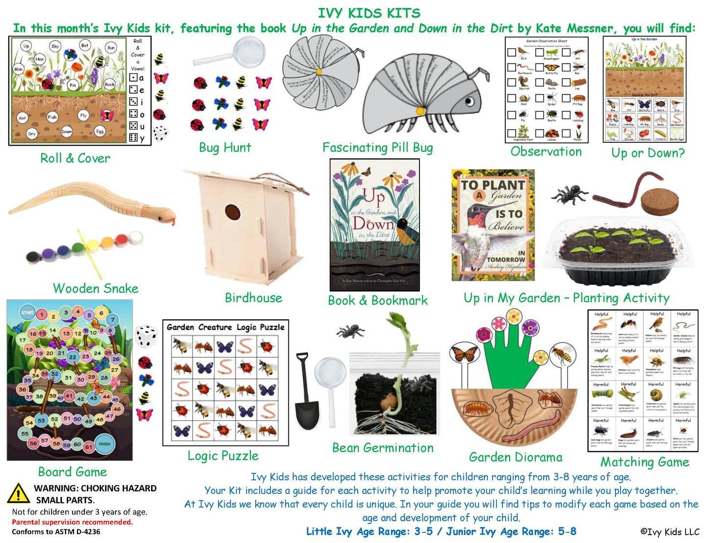 Ivy Kids Kit - Up in the Garden and Down in the Dirt