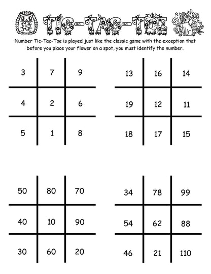 Tic Tac Toe with numbers