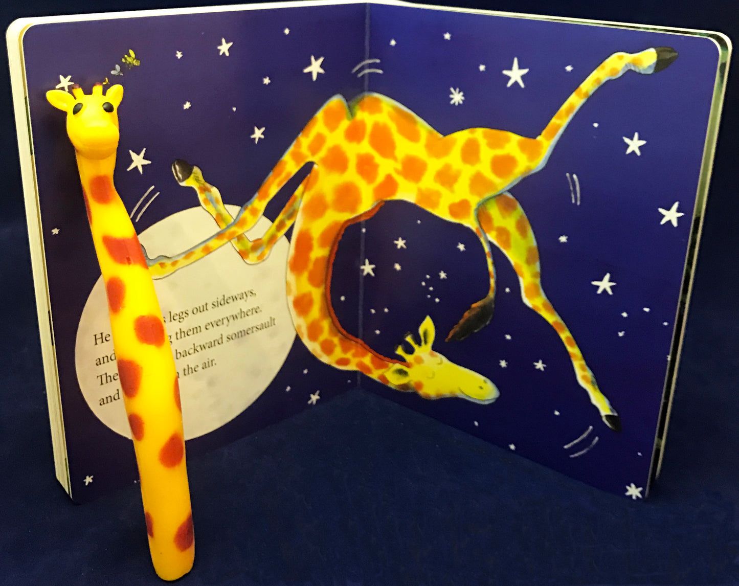Giraffe finger puppet to go along with Giraffes Can't Dance