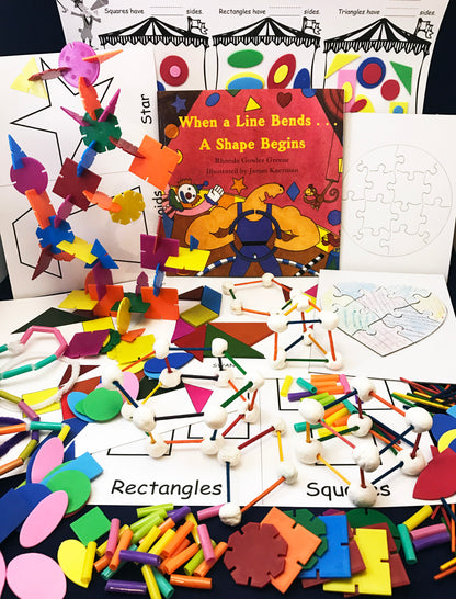 STEAM Activities based by the book When a Line Bends a Shape Begins