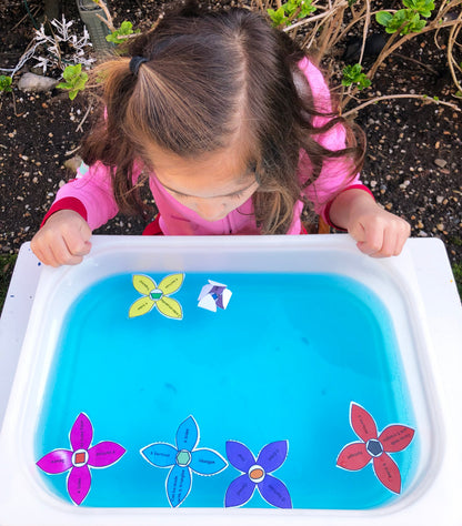 Blooming shape flowers STEM activity