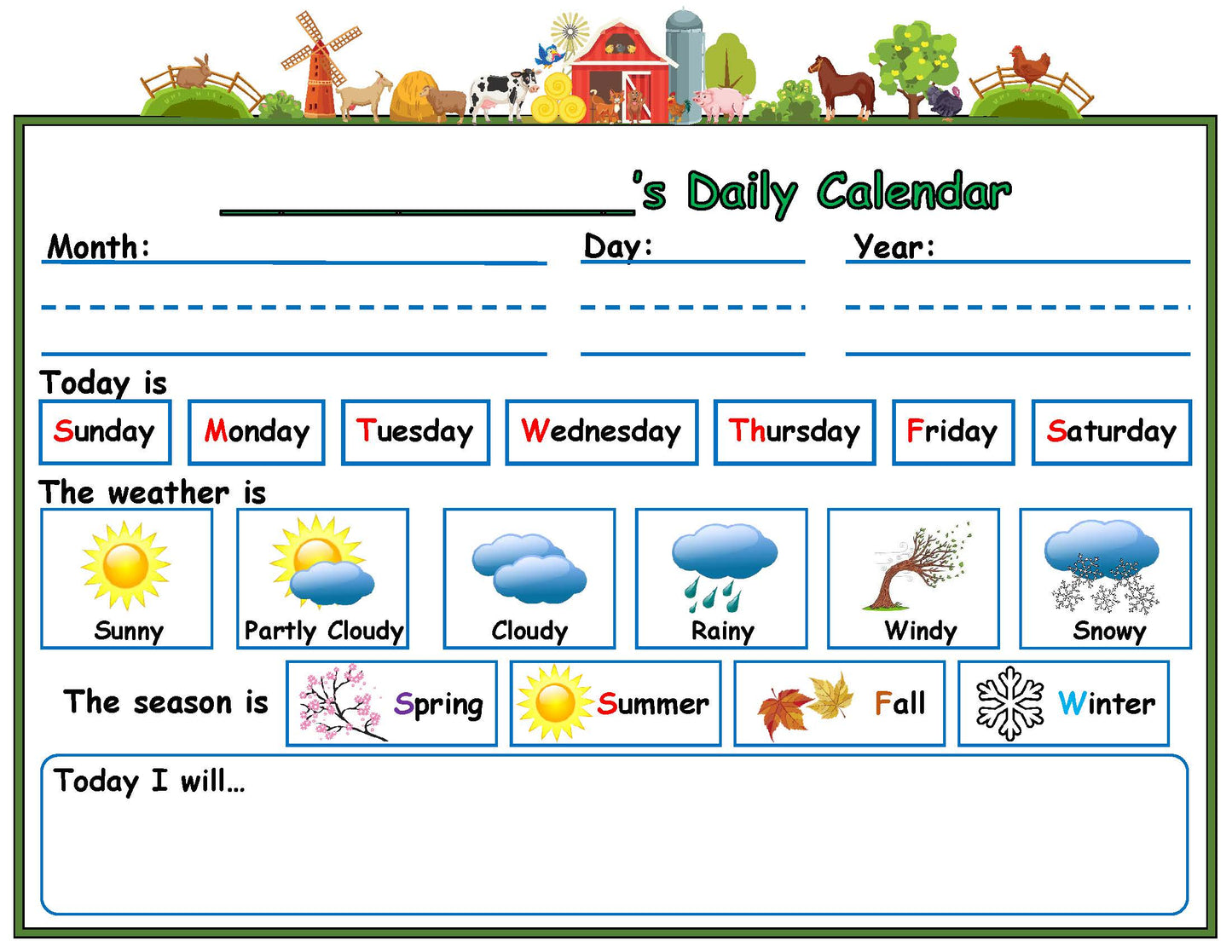 Ivy Kids Kit - The Year at Maple Hill Farm